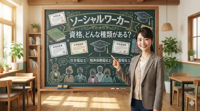 ソーシャルワーカー 資格、どんな種類がある？