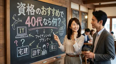 資格のおすすめで40代なら何？