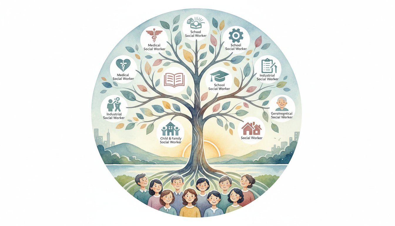 職種別のソーシャルワーカー資格要件と具体例を解説します