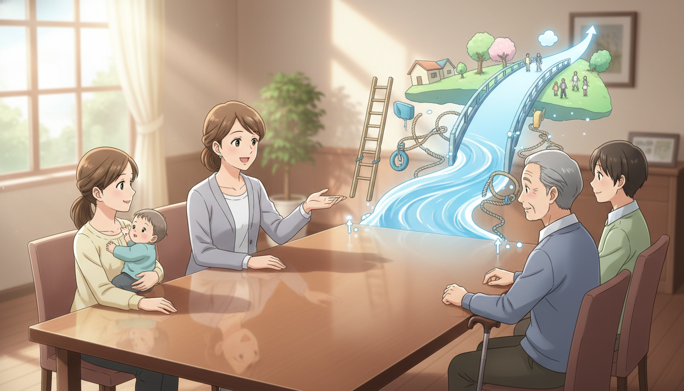 生活上の困難を解決へ導く「相談援助の専門職」