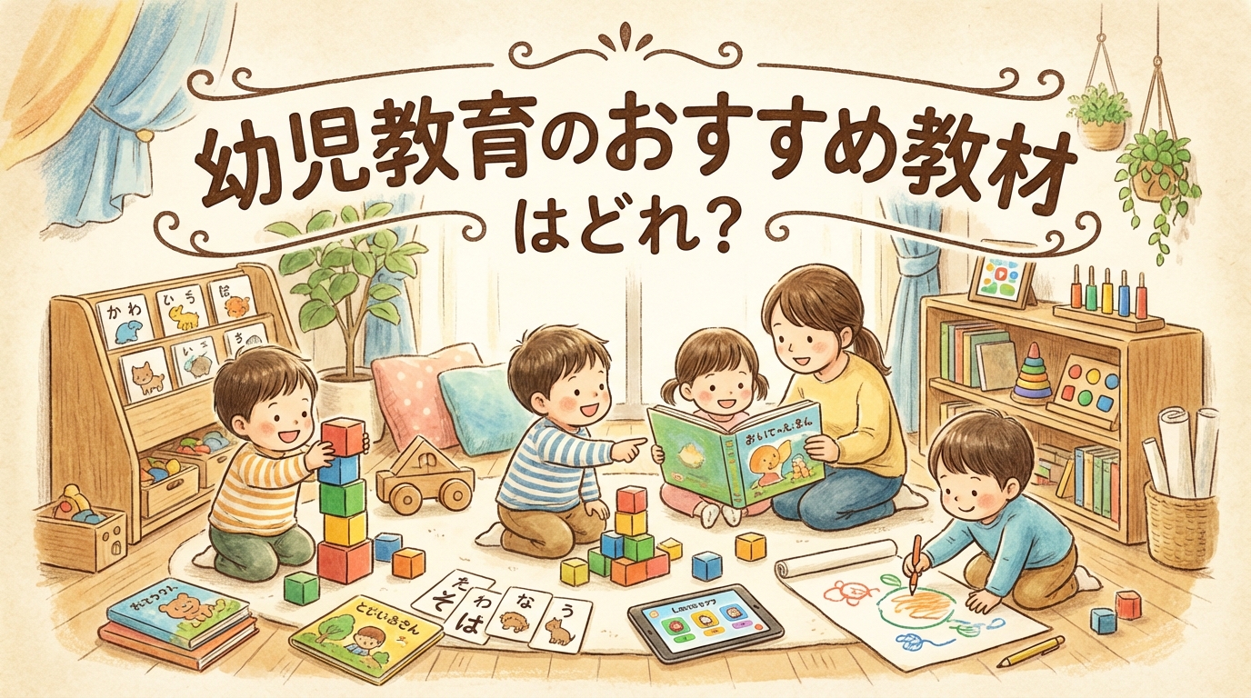 幼児教育のおすすめ教材はどれ？