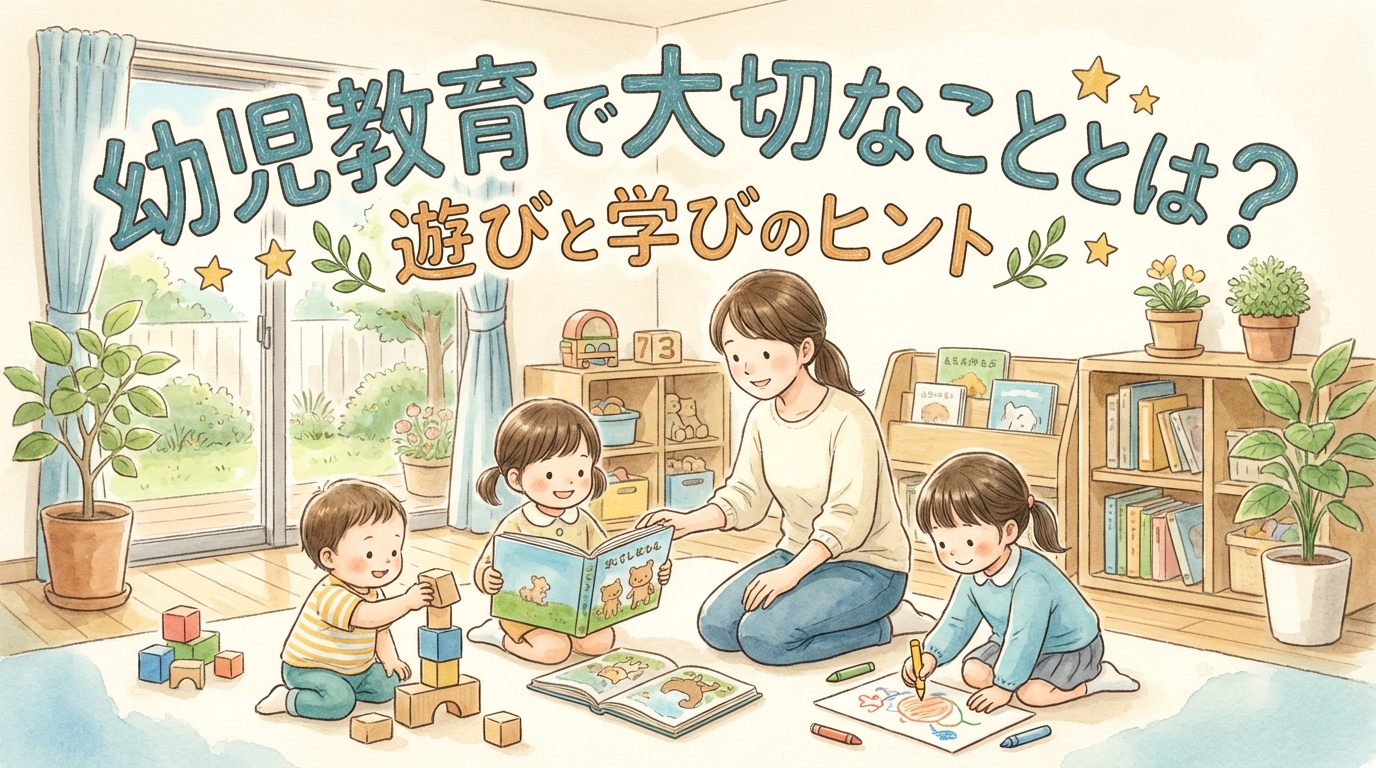 幼児教育で大切なこととは?