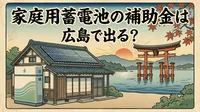 家庭用蓄電池の補助金は広島で出る？