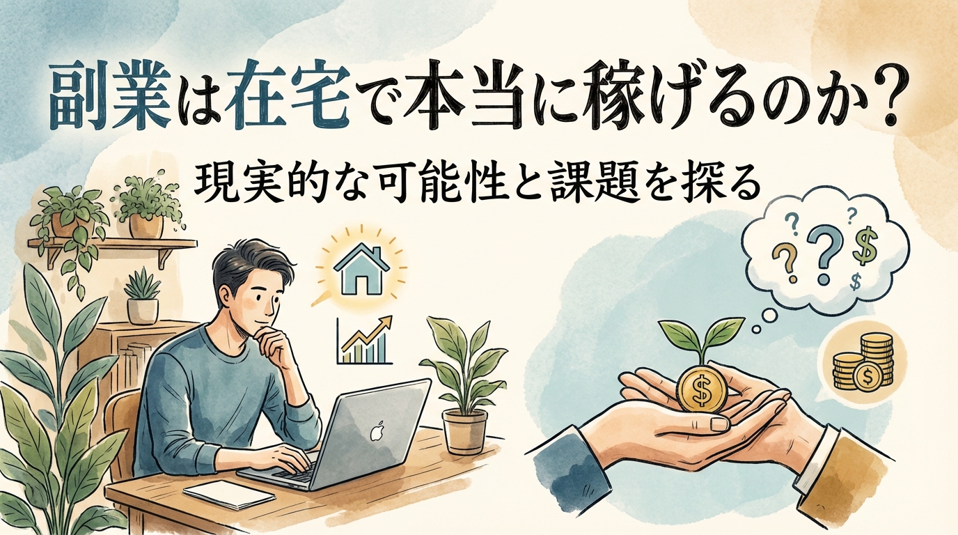 副業は在宅で本当に稼げるのか?