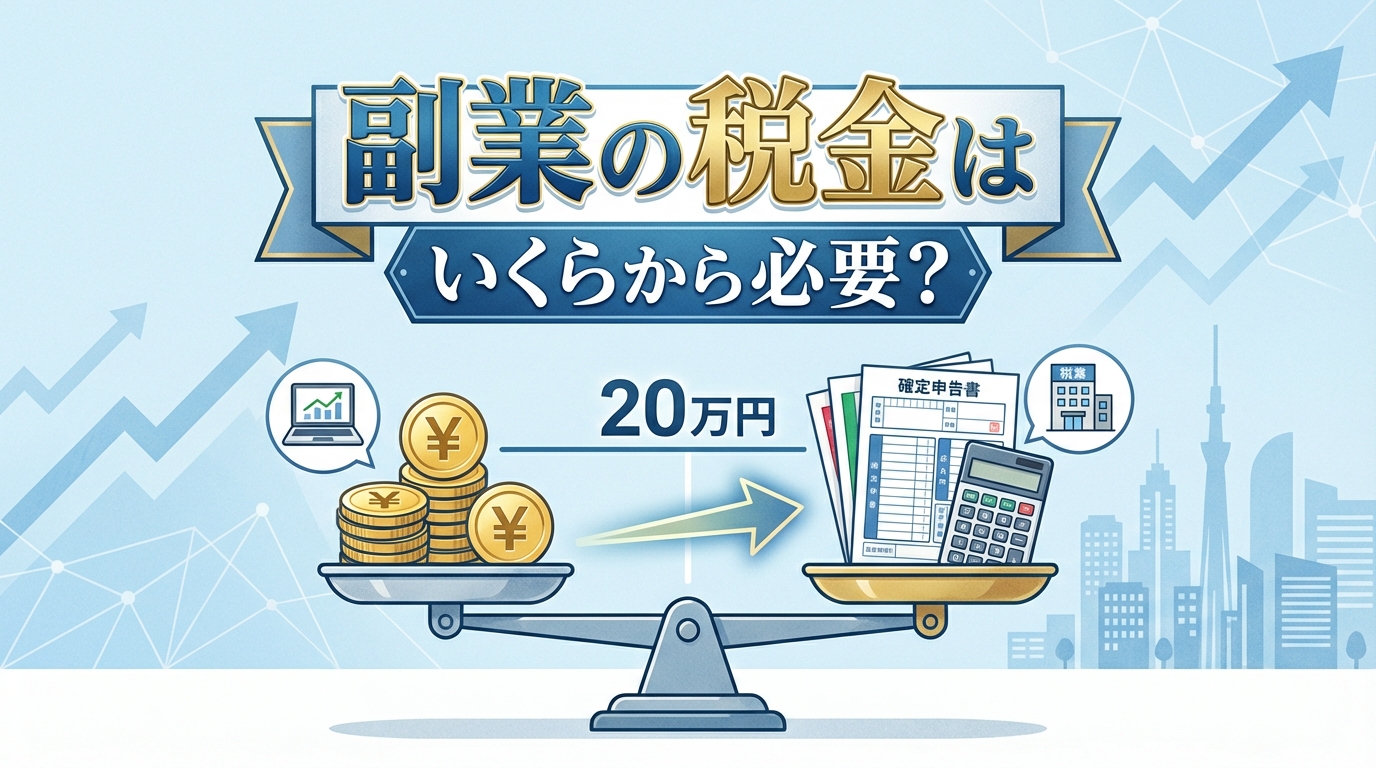 副業の税金はいくらから必要？