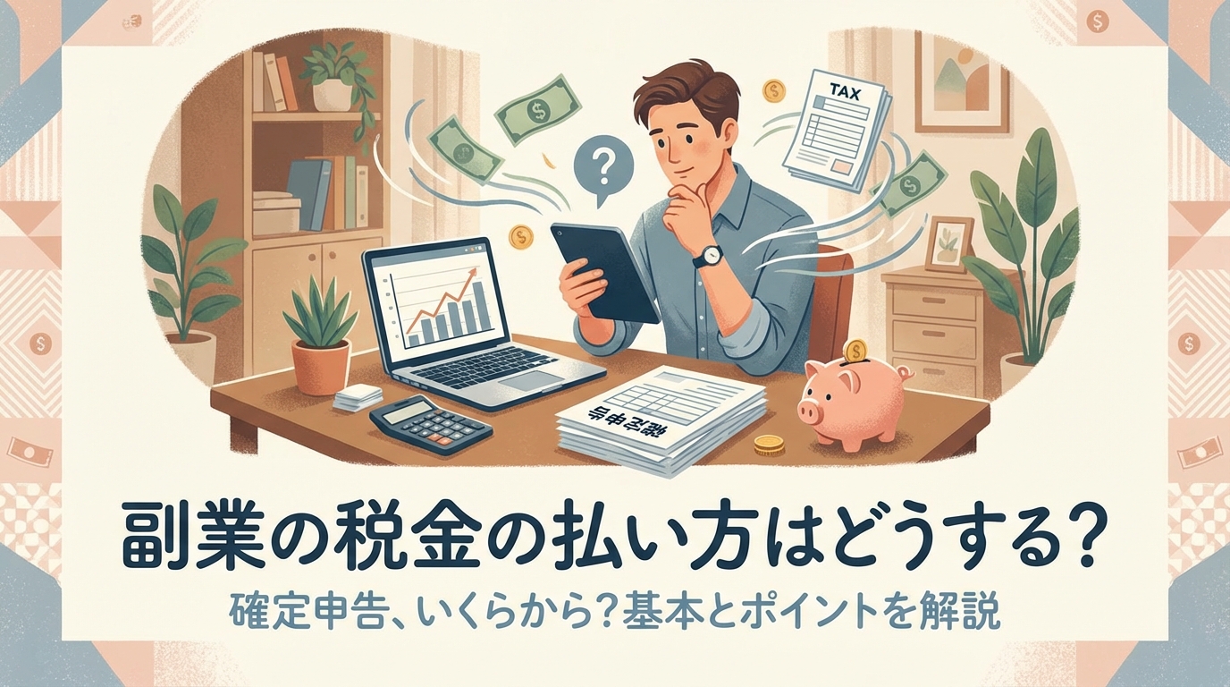 副業の税金の払い方はどうする?