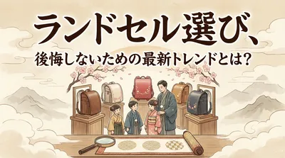 ランドセル選び、後悔しないための最新トレンドとは？