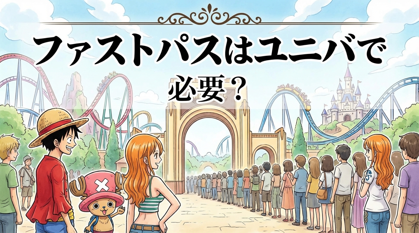 ファストパスはユニバで必要？