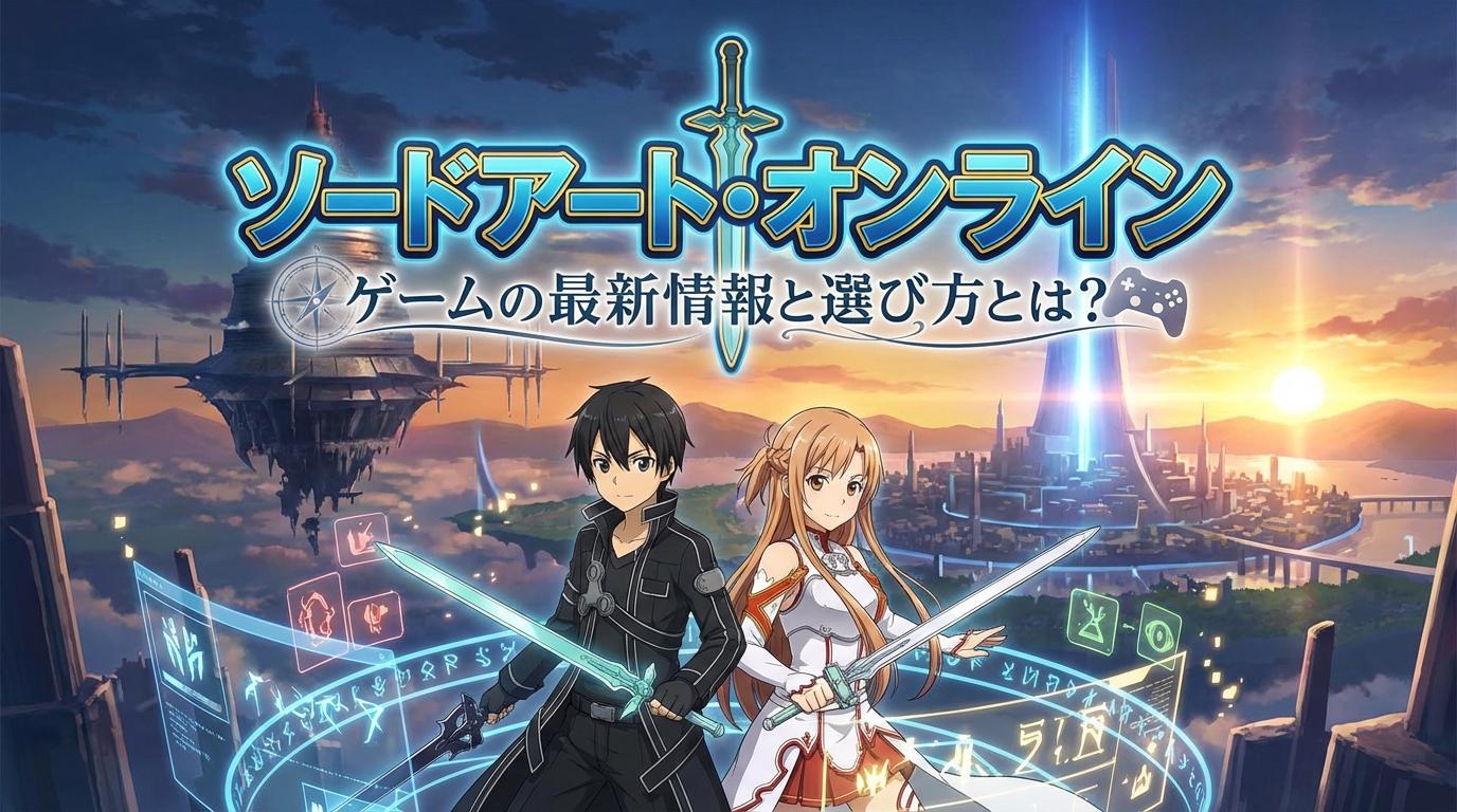 ソードアートオンライン ゲームの最新情報と選び方とは？