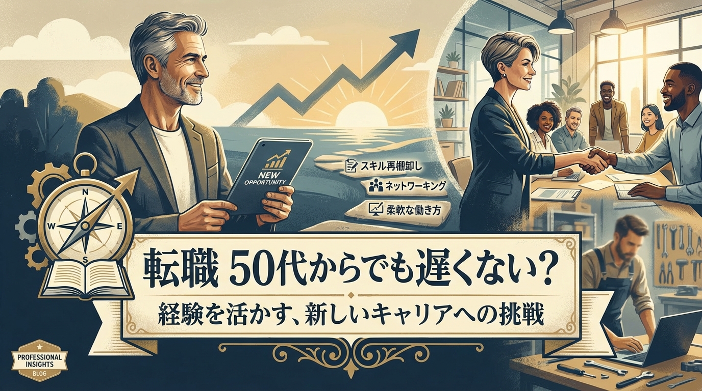 転職　50代からでも遅くない？