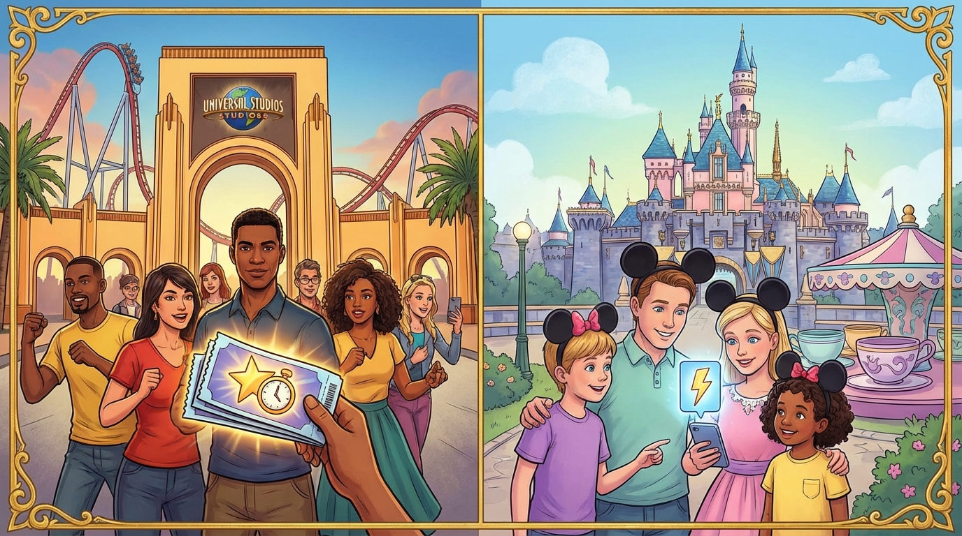 USJはセット販売で高単価、ディズニーは単品課金が基本