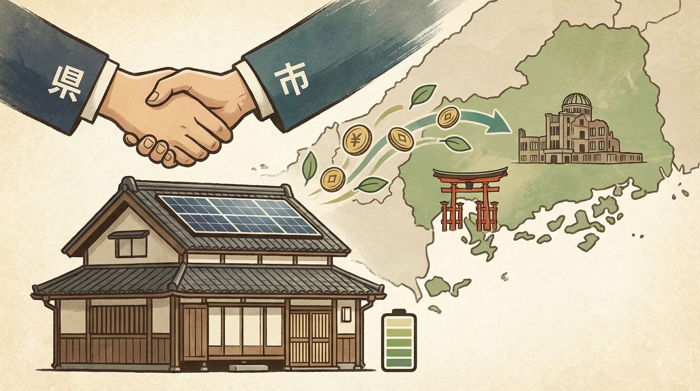 広島県では県と市町の補助金を併用可能です