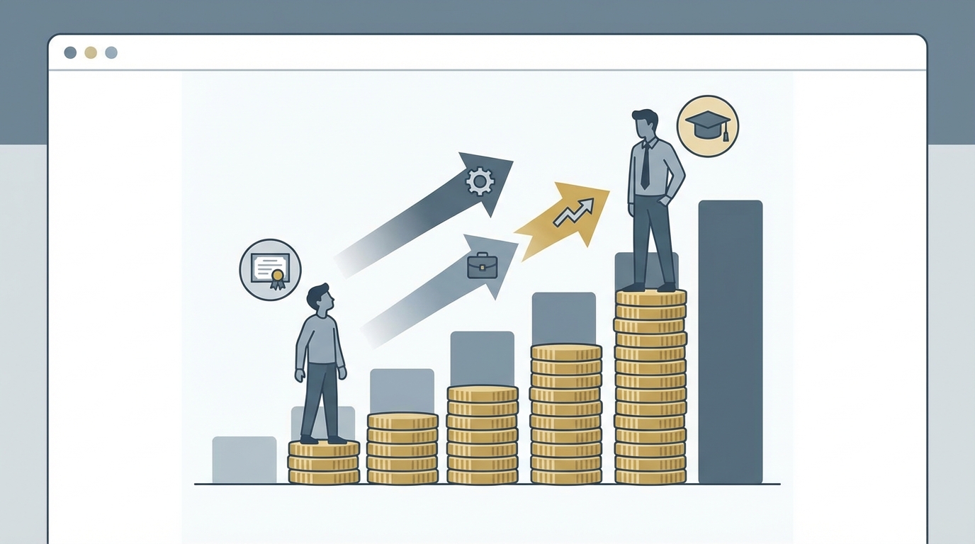 年収に差が生まれる3つの主な要因